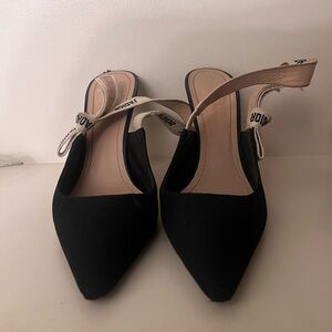 SWAP desired Dior Black Slingback Heels